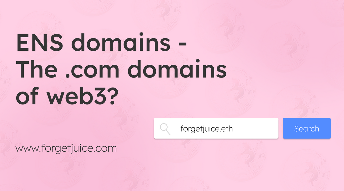 ENS domains - The .com domains of web3?