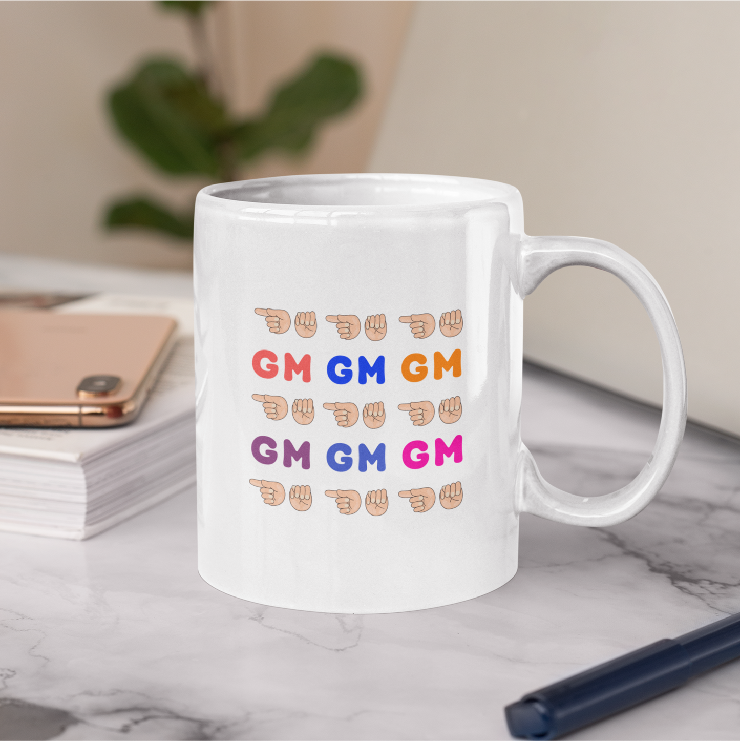 Gm Gesture Mug