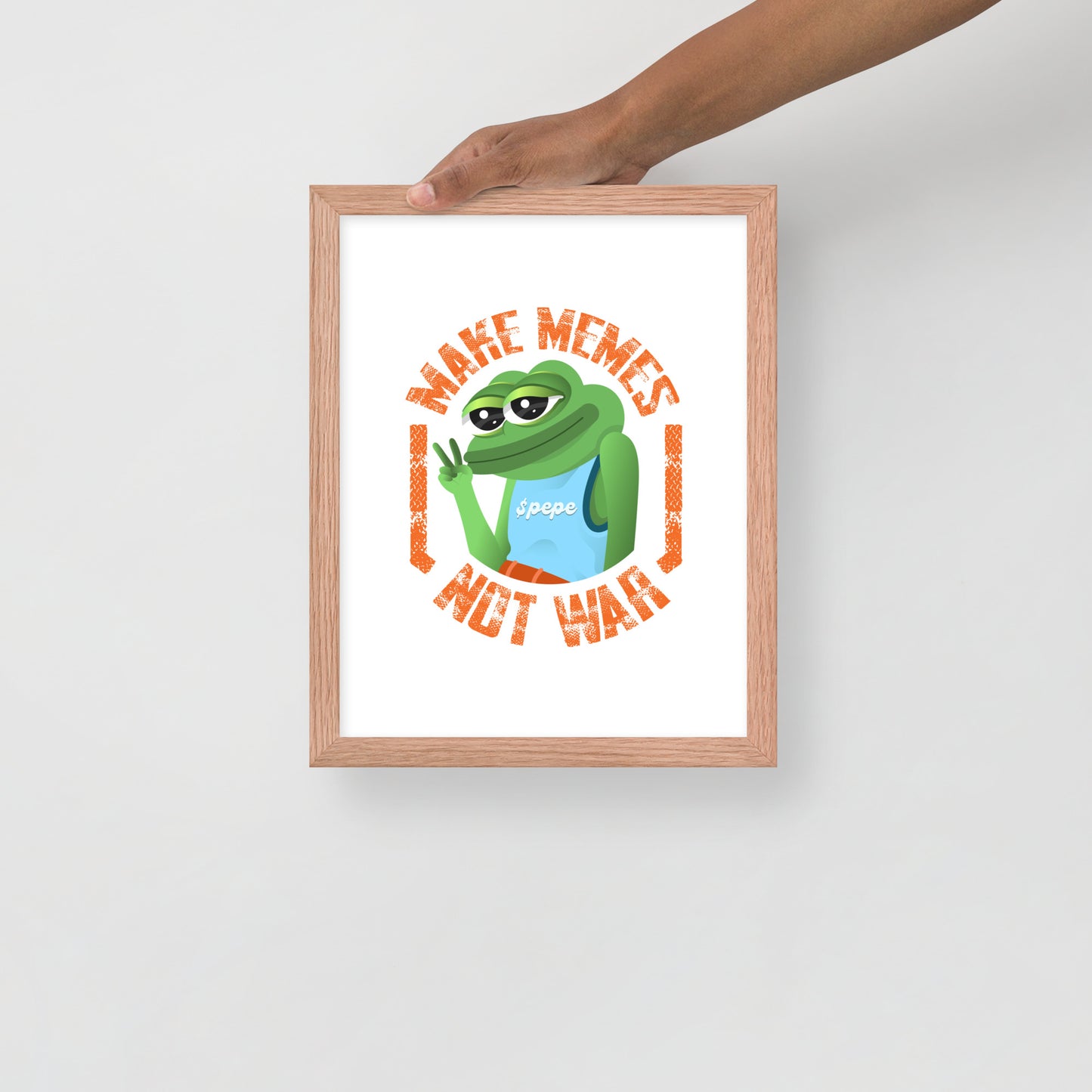 Make Memes Not War Poster