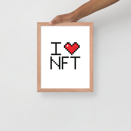 I Love NFT Poster