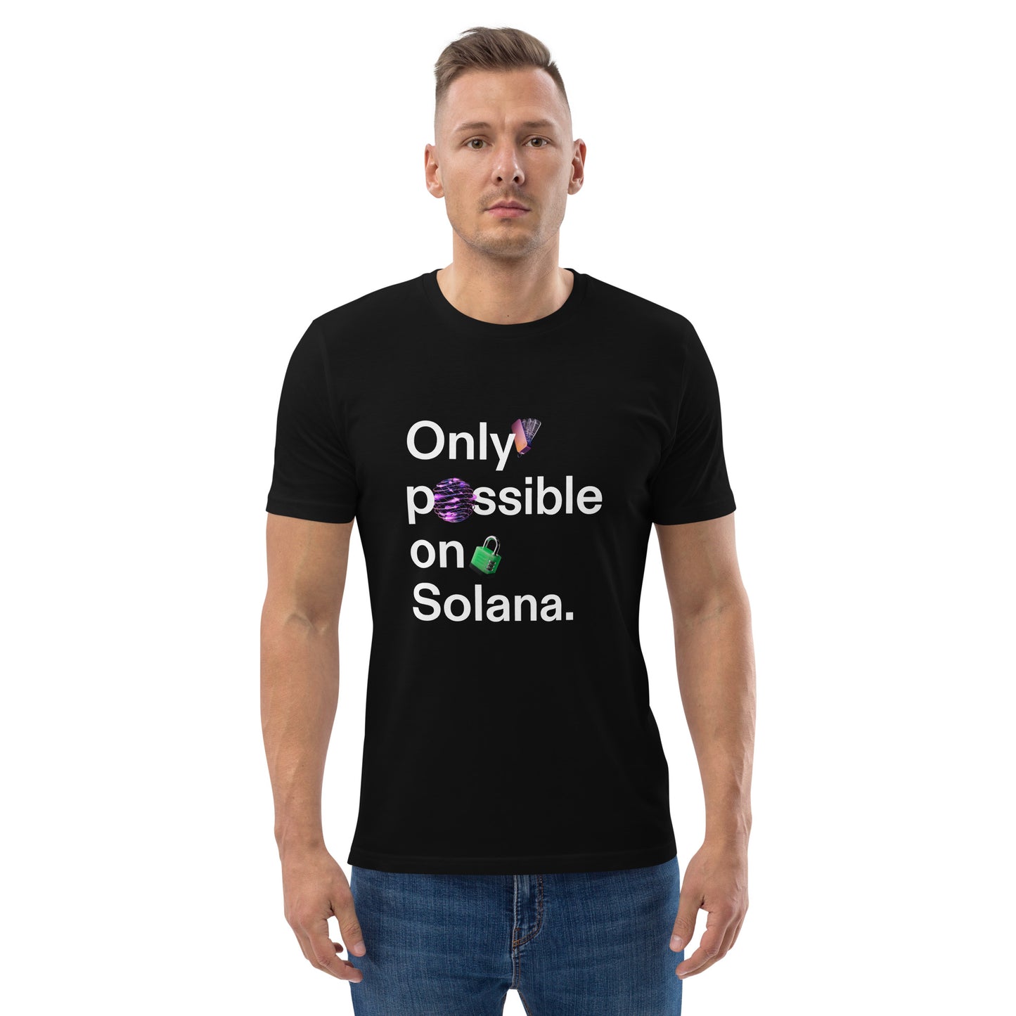 Only Possible on Solana Tee Black