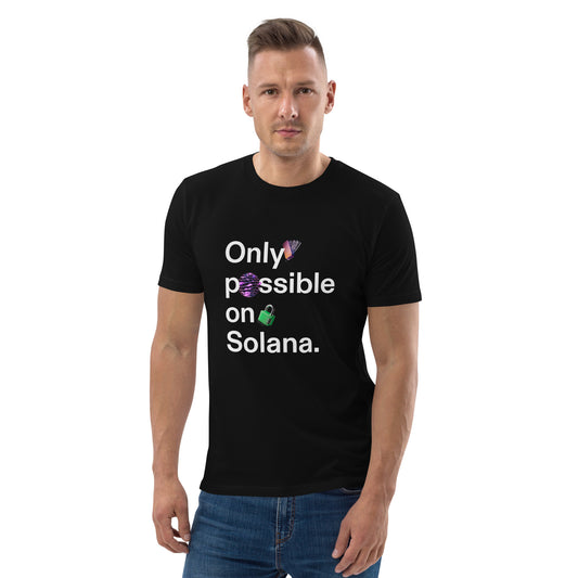Only Possible on Solana Tee Black