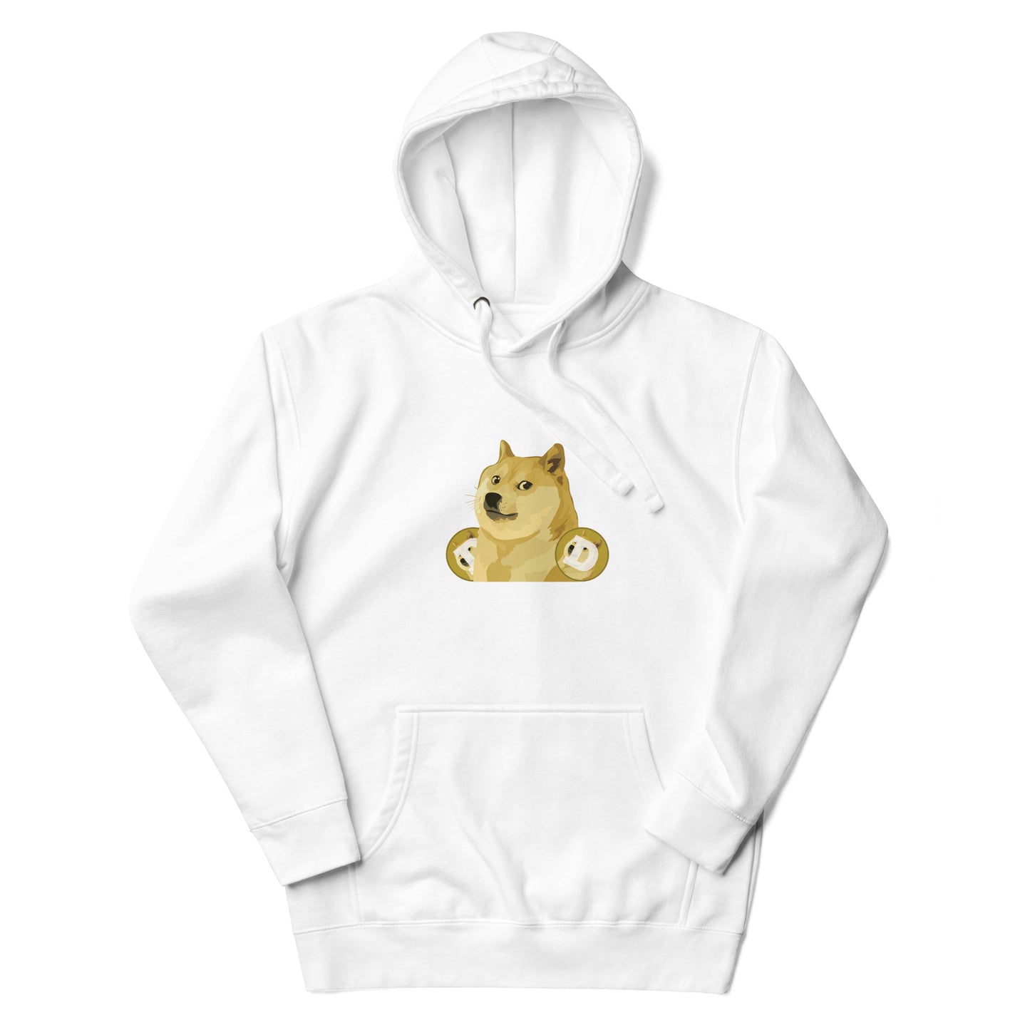 Doge with Doge Logo Hoodie