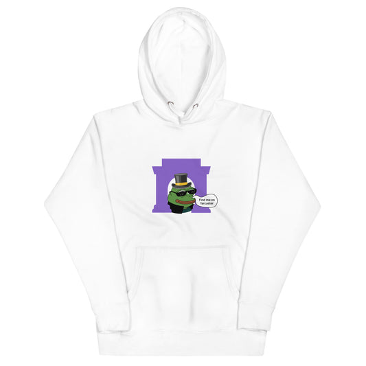 Farcaster Hoodie - Find Me on Farcaster